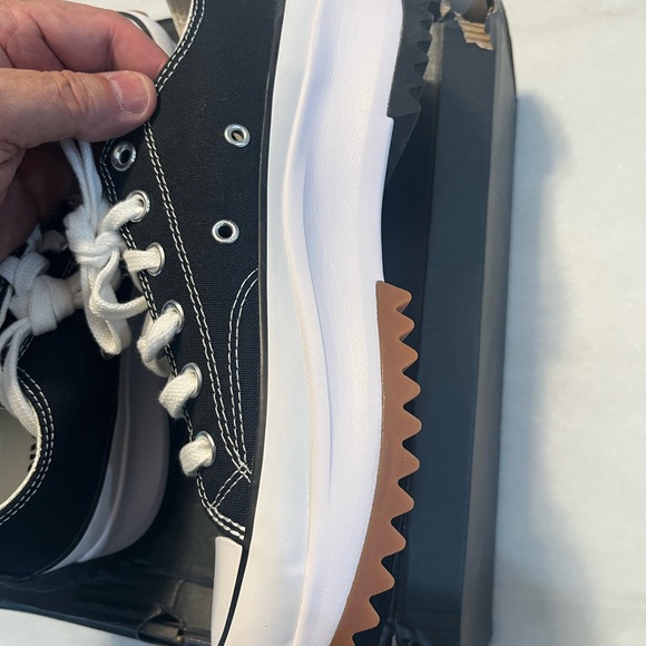 Converse Black and White Platform Low-Top Sneakers unisex M 8.5 W 10 - Picture 7 of 8